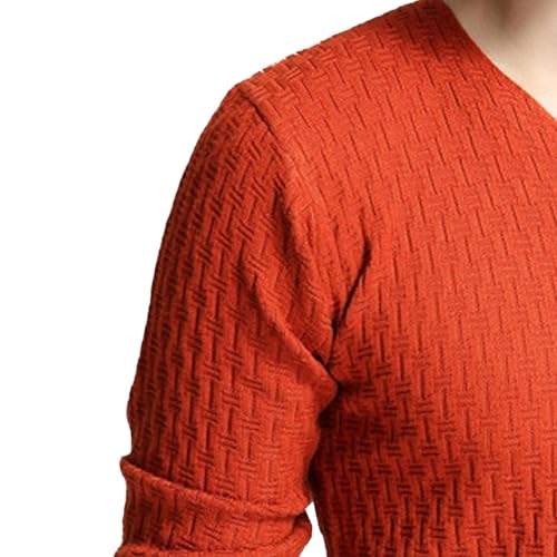 Mens V Neck Soft Jumper Knit Tops V Neck Pullovers Knitted Sweater Men Male Dress Pullover Sweaters Top3