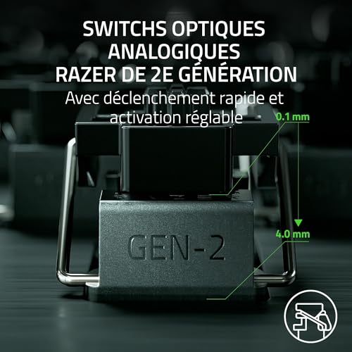 Clavier gamer optique Razer Huntsman V3 Pro avec switch réglable