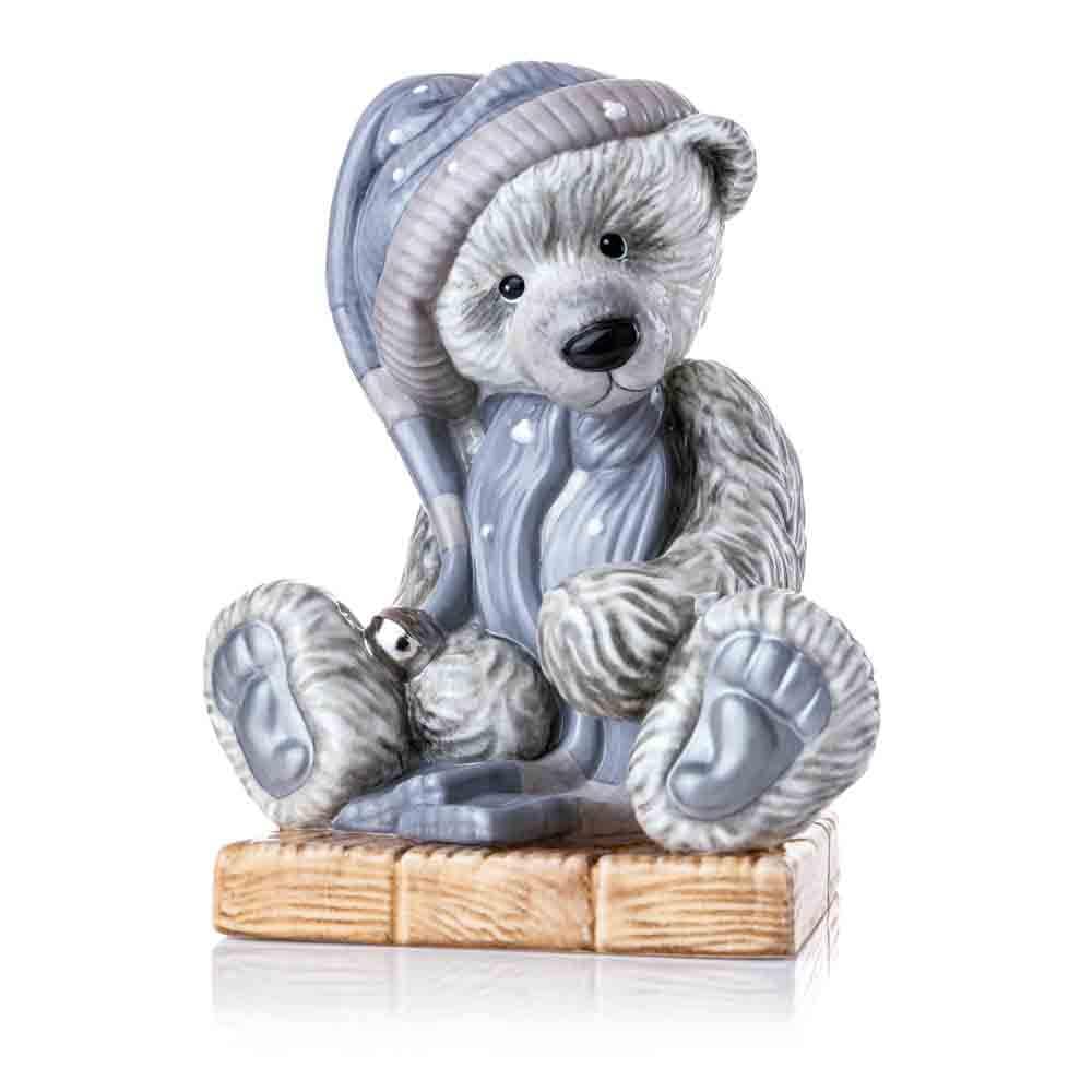 The English Ladies Charlie Bear Frost, 6.1-inch Height, Bone China, Home, Home Décor
