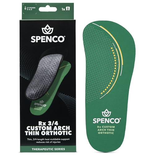 Spenco Rx Thinsole 3/4 Length Shoe Insoles, Women's 7-8.5/Men's 6-7.5