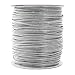 Mandala Crafts 1.5mm 109 Yards Jewelry Making Beading Crafting Macramé Waxed Cotton Cord Rope (Silver)