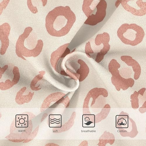 Girls Briefs, Rose Gold Leopard Spots Beige Toddler Panties, Girls Underwear Cotton, 2T–8 Years3