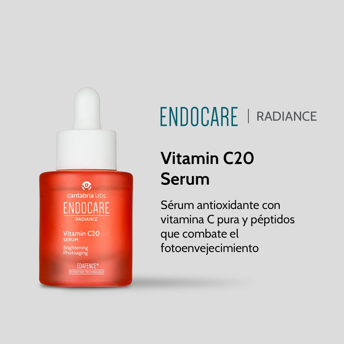 Cantabria Labs – Endocare Radiance Vitamin C20 Serum – 30 ml – Sérum Antioxidante con Vitamina C Pura – Reduce los Signos del Fotoenvejecimiento - 3