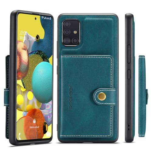 Étui portefeuille compatible avec Samsung Galaxy A51 5G pour éviter les bris d'écran accidentels