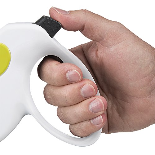 Ferplast Amigo Pequeno Fita, Guia Retrátil para Cães, Branco e Verde Ferplast para Cães, Pequeno, Br