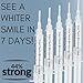 Teeth Whitening Gel for Trays - Pro Strength 44% Carbamide Peroxide, 5 Syringes (50 Treatments) + 2 Trays – Enamel Safe, Removes Coffee & Other Stains