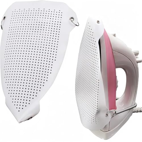 Image of Steam Iron Teflon Shoe Cover, Plate Protector for Standard Size Irons, Quick Install Ironing Accessory, Safe on Cloth