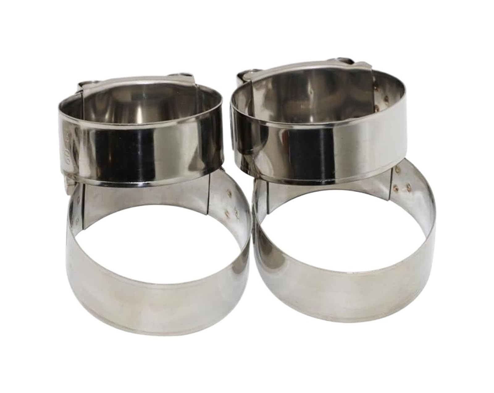 Schlauchschellen, Auspuff-V-Band-Klemme, V-Band-Klemme, Universal-T-Bolzen-Schlauch, Edelstahl, 17–103 Mm(40MM-43MM)