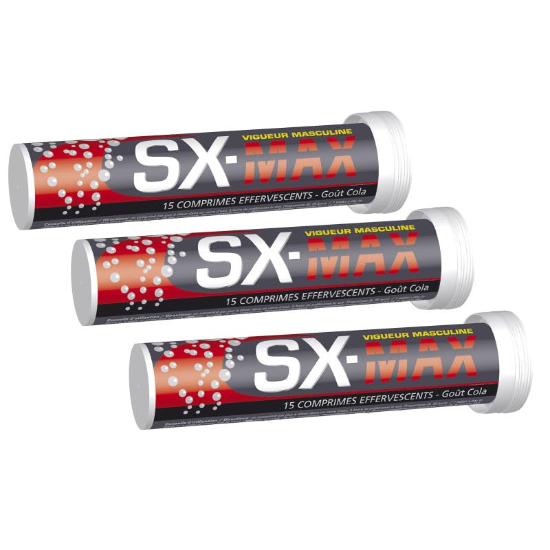 NUTRI EXPERT SX-MAX Complement Alimentaire Base de Bois Bande, Ginseng, Eleutherocoque et...