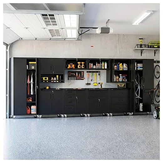 VIYET Heavy Duty Steel Garage Cabinet System