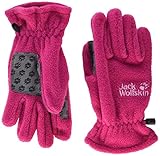 Sehr Warme Jack Wolfskin Kinder Fleece Gloves Handschuhe, Pink Peony, 128 EU