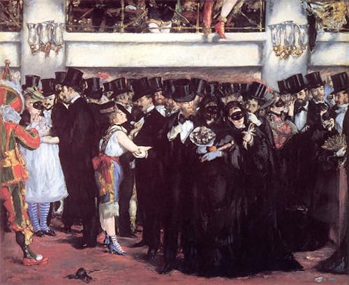 Bal masqué à l'Opéra d'Edouard Manet pour Éveiller Votre Passion de l'Art