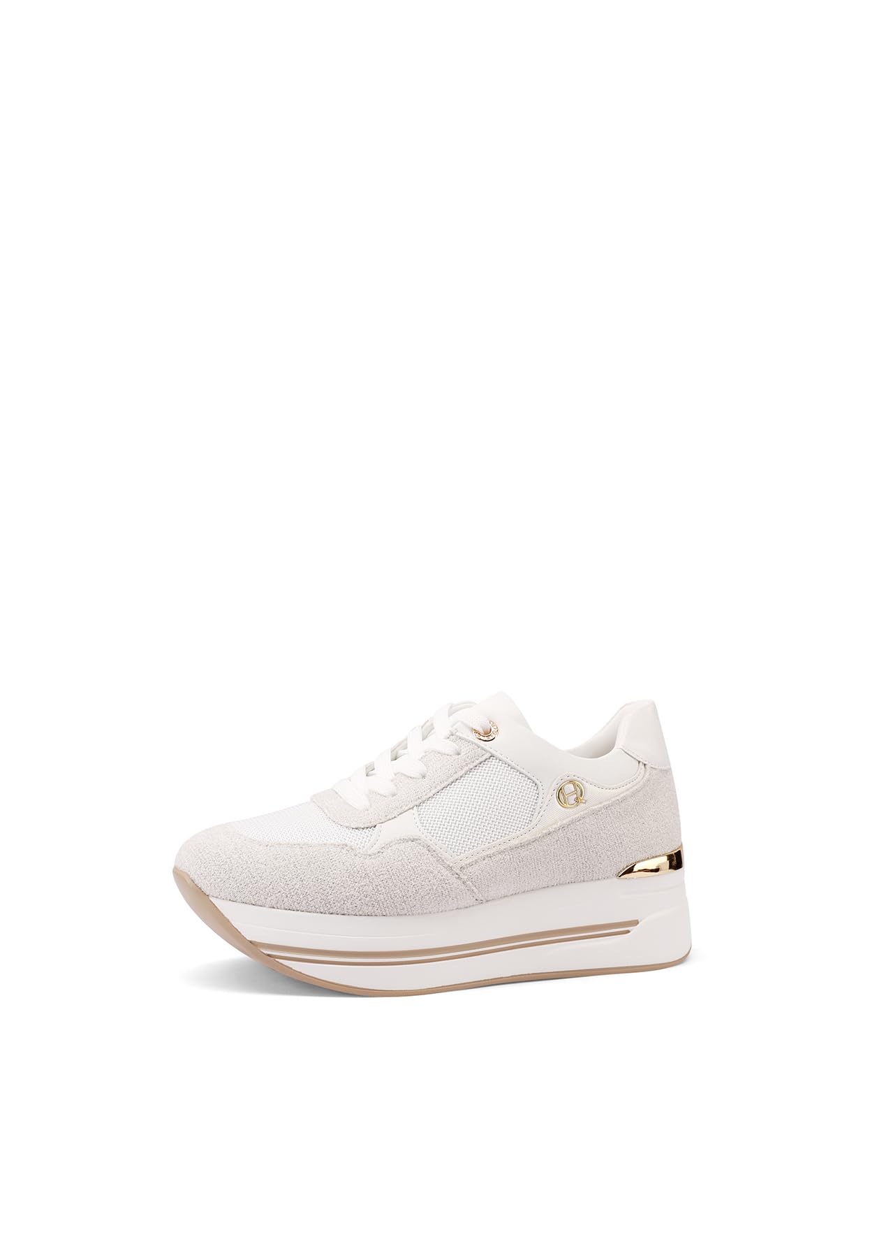 QUEEN HELENA Sneakers Platform Scarpe da Ginnastica con Zeppa Casual Donna X32-20