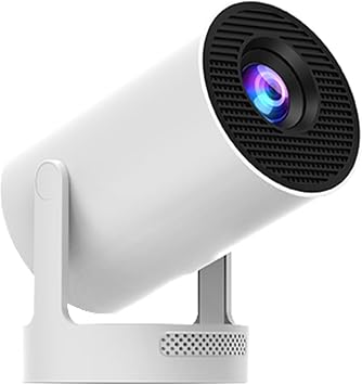Mini Projector with WiFi 6 and Bluetooth 5.2, Built-in App Smart Projector, HY300 Plus
