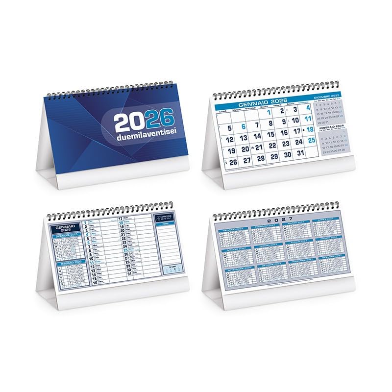 Papelería | CALENDARIO ESPIRAL TRIANGULAR LIDERPAPEL DE Sobremesa Serie Clasico 2024 15x14 Cm Papel 120 Gr