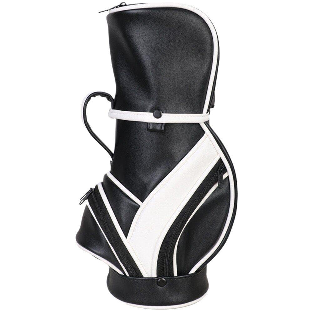 À Vin De Golf, Mini Pochette D'accessoires Multifonctionnels Portables en PU, Sacs Cadeaux pour Bouteilles De Vin pour Golfeurs, Voyages Événements en Plein Air