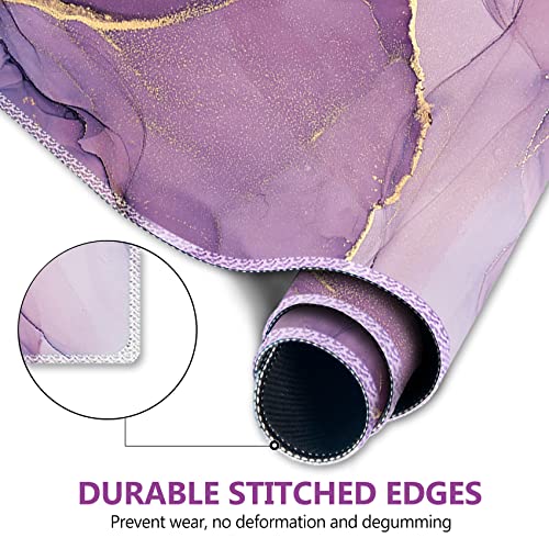 Tapis de souris de jeu marbre violet AIMSA haute précision à structure robuste - 4