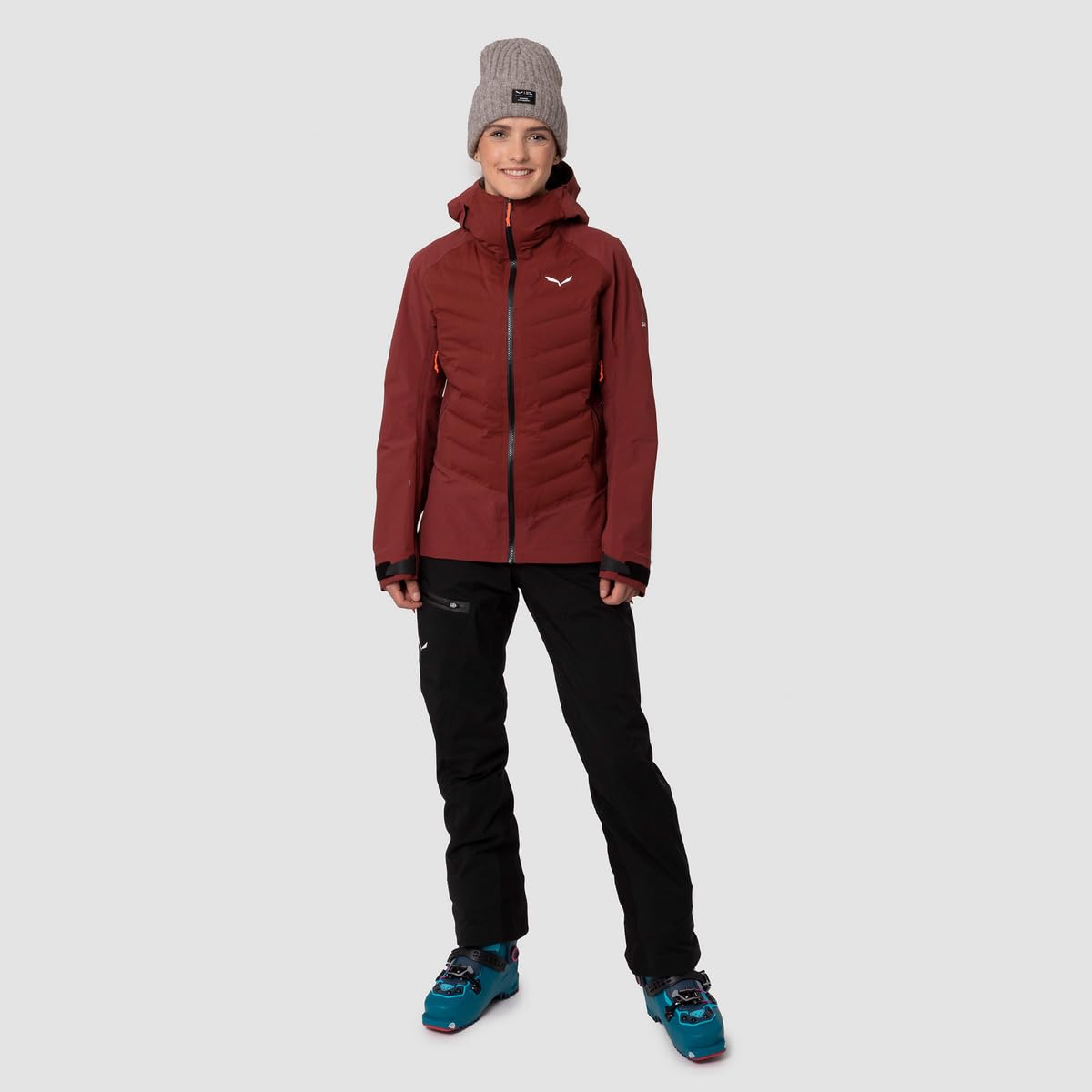 Salewa Sella Ptx 3L/Rds Dwn W Hyb Jkt, Syrah, XS