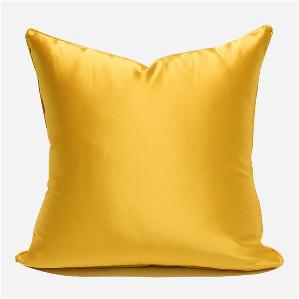 HBJWOV Yellow Stripe Sofa Pillow Designer Living Room Soft Chairs Rely on Bag Design Case