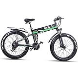 Der Rahmen besteht aus der robusten 6061 ALUMINIUM Alloy, Das klappbare Mountainbike könnte es auf Reisen auf den Truck stellen, sehr platzsparend, auch das Pedal ist klappbar.