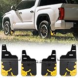 Trumgeta 4PCS Upgraded Truck Mud Flaps Fit for Toyota Tundra 2022-2025 2026 Adjustable Splash Guards Mudflaps for Pickup Trucks (Not fit for SR Models)