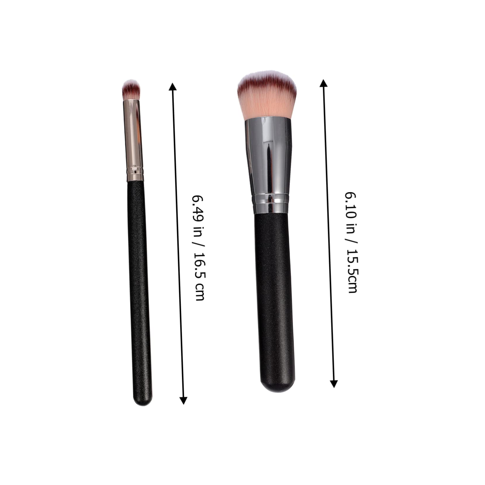 PartyKindom Concealer Brush Self-tanner Brush Birch Handle Non-slip Grip Makeup Application for Tanning