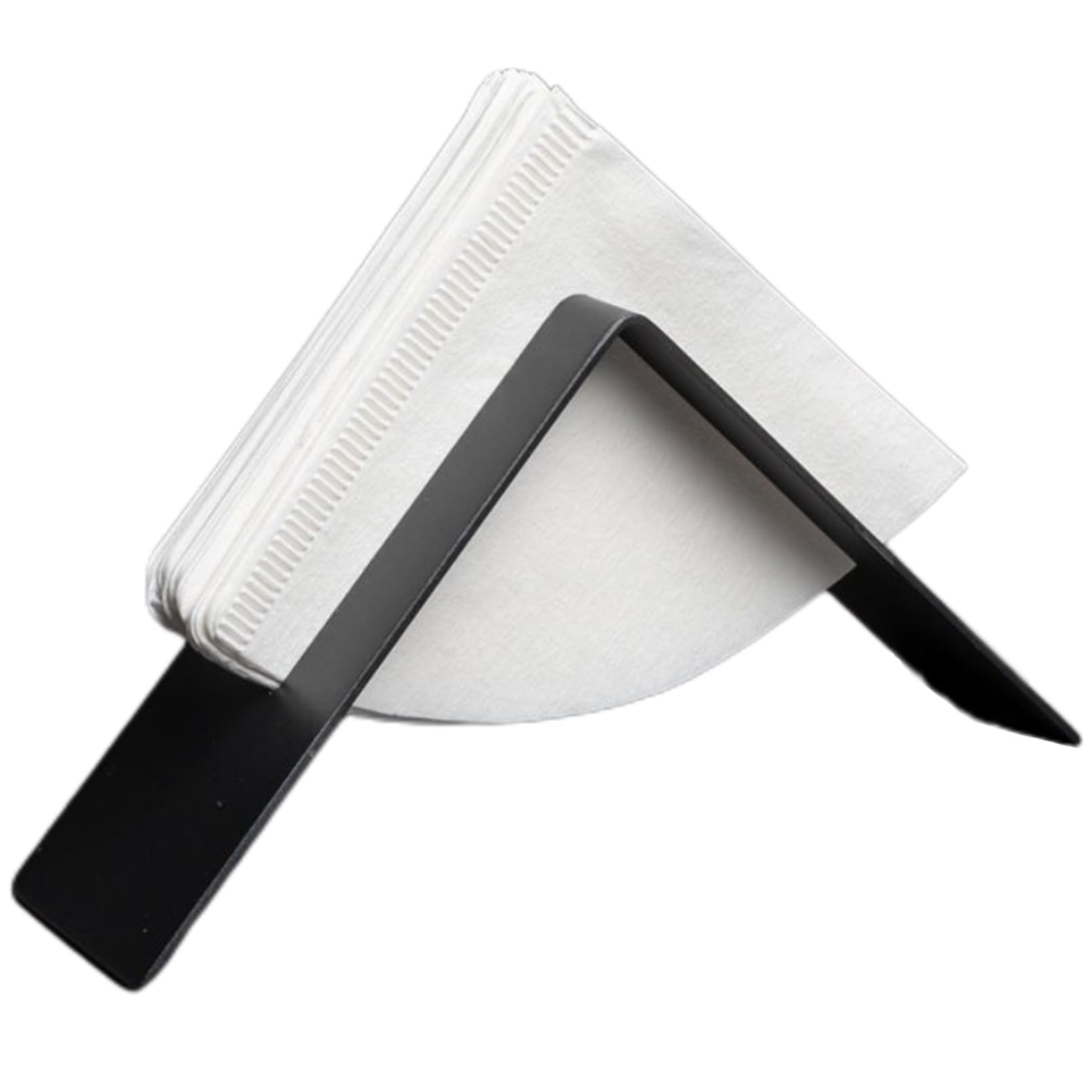 QANYEGN Coffee Filter Holder, Stainless Steel Coffee Filter Paper Holder, Simple Coffee Filters and Dispenser Rack