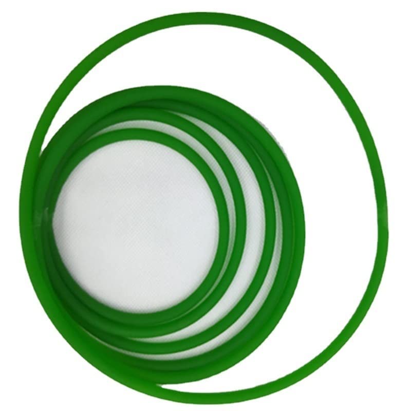 Cintella di trasportatore in poliuretano 5 metri Cintura di trasmissione a trazione rotonda della cinghia di trasmissione 2 mm, 3 mm, 4 mm, 5 mm, 6 mm, 7 mm, 8 mm, 10 mm 15 mm di spessore(Green 12mmX5