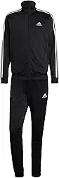 fato de treino Roupa esportiva básica de tricot com 3 listras, Adidas, masculino