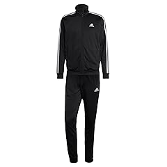 adidas Men's Size Basic 3-Stripes Tricot Track Suit
