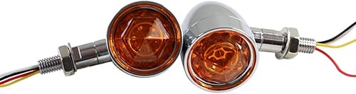 Miniatura 5 de FATECIM Luces intermitentes LED personalizadas para motocicleta, 2 unidades, con luces de correrfrenado, indicadores de alta resistencia, luces
