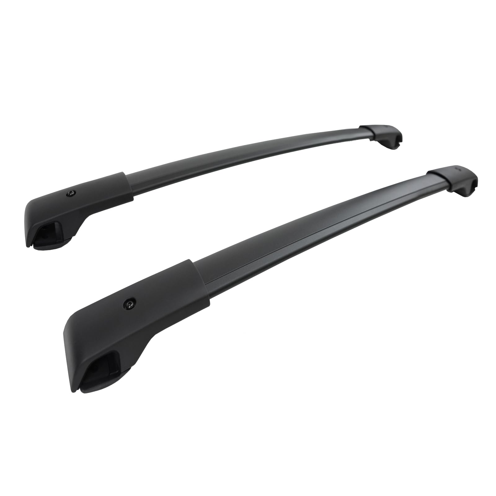 J&J AUTOMOTIVE Barre Da Tetto per Dodge Journey 2008-2018, Stile OEM Alluminio Nero 2 pezzi, Montaggio Facile, Portapacchi Ad Alta Resistenza
