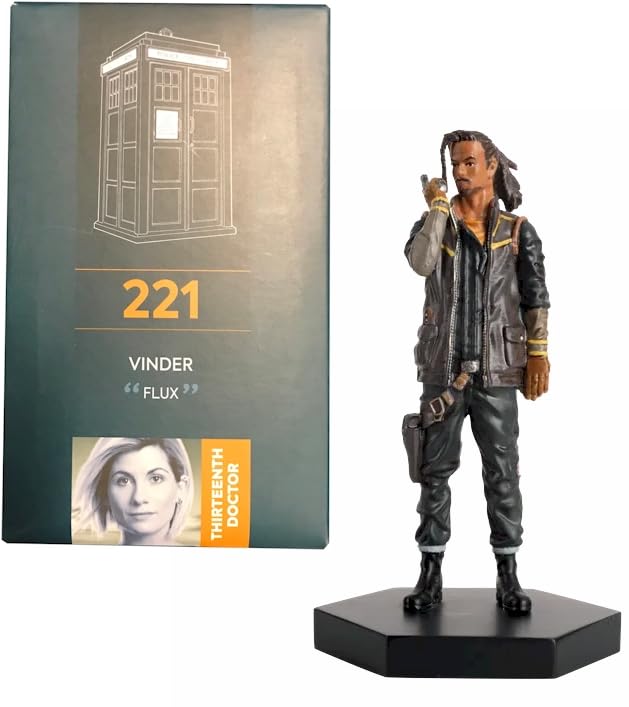 DOCTOR WHO Figurine Eaglemoss Vinder à l'échelle 1:21 peinte à la main - Modèle de collection #221