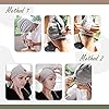 myHomeBody Hair Towel Wrap | Luxury Rapid-Dry Hair-Drying Turban | Ultra Soft and Quick Drying Absorbent Charcoal Fiber, with Coconut Shell Button â 2 Pack