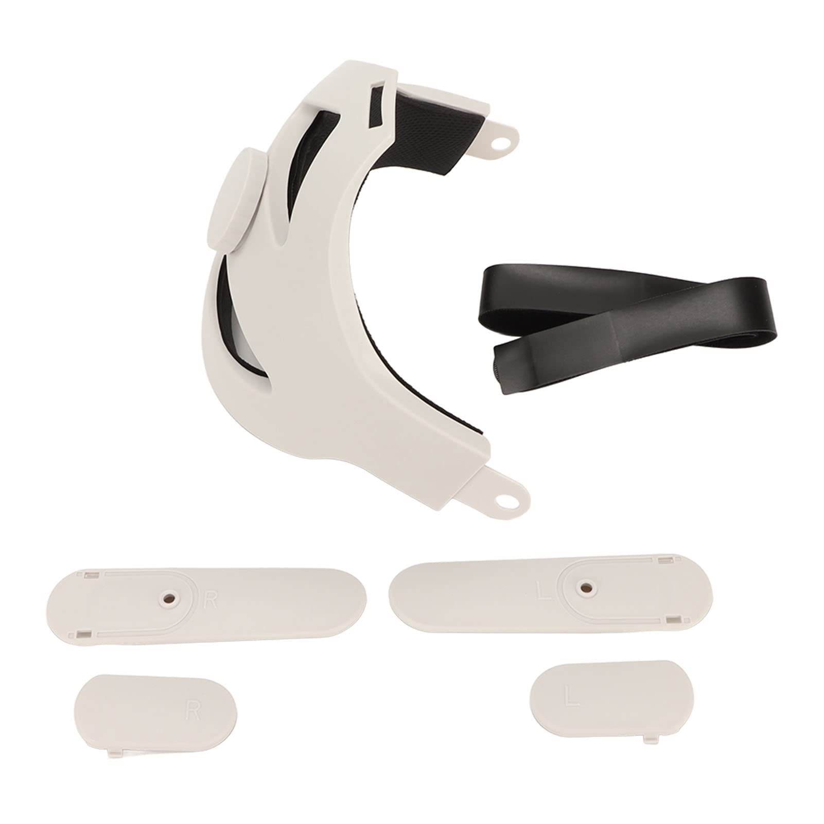 Correa para la Cabeza Ajustable para 2, Diadema para Auriculares VR con cómoda Almohadilla de Espuma, Soporte Mejorado y Equilibrio de Peso para niños y Adultos, Correa para la