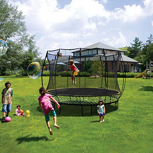 Tapete para cama elástica de reposição IMIKEYA Preto Redondo Tapete de Trampolim para substituição c