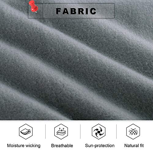 Axbxcx Neck Warmer Gaiter Balaclava - Windproof Ski Mask - Cold Weather Face Motorcycle Mask Thermal Scarf Winter For Running Snowboarding Fishing Hunting Off-Roading Black + Gray #TOP1