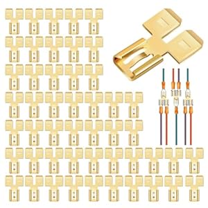 Benssey 30 Stück Nicht Isolierte Flachsteckverbinder
