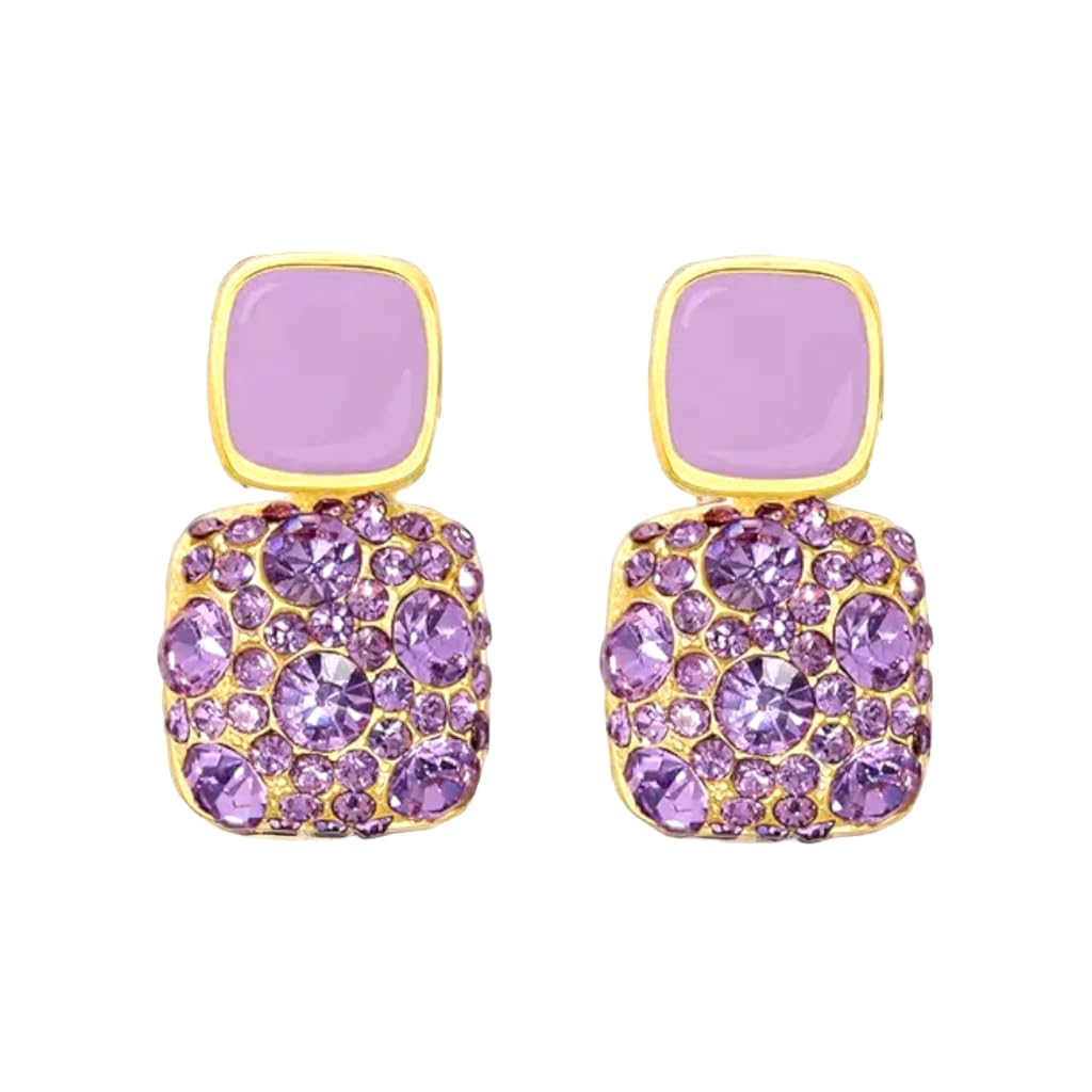 Korean purple earrings studd for Girls and womens (B0CLKMCHKZ) Amazon Price History, Amazon Price Tracker