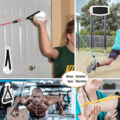 Complete Baseball Resistance Training Bundle Build Arm Strength, Flexibility, Swing Power, Pitching Accuracy, Throwing Velocity, Core Stability, and Catching Skills Perfect for Baseball & Softball