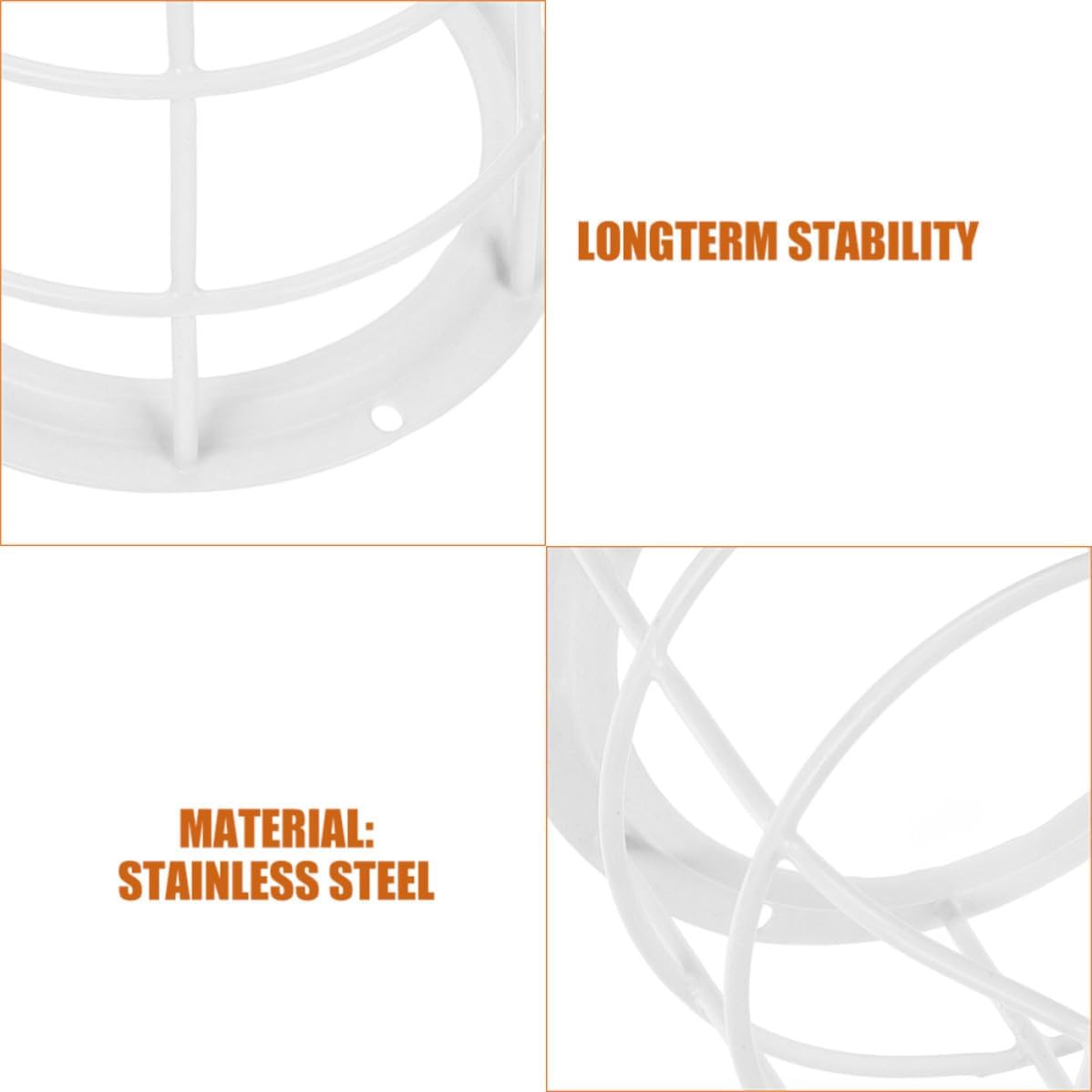 2pcs Industrial Light Bulb Protector Cage for Factory Warehouses