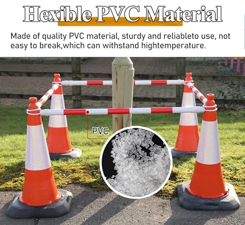 Poteau de securite flexible evite le renversement des cones de signalisation