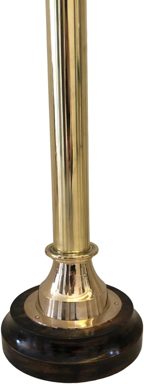 NauticalMart Brass Ship Engine Order Telegraph 30" Wooden Base Maritime Nautical Collectible Decorative Gifts with Functional Bell
