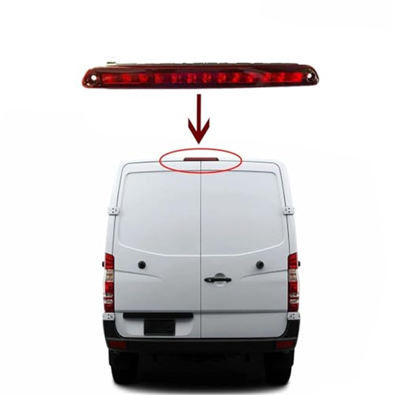 Tercera luz de freno, para Mercedes, para Sprinter, para Crafter