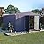 Yardenaler 10x12 FT Metal Outdoor Storage Shed, Garden Tool Shed Kit with Doors and Lock, Waterproof Patio Utility Tool Shed for Backyard and Garden, Gray