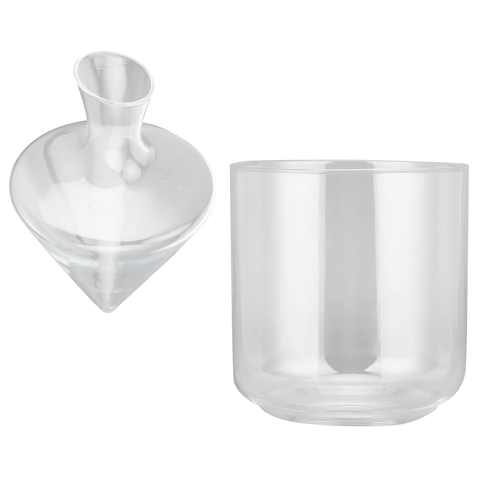 Jarra Decantadora de Vino de 1000 Ml, Jarra de Vino de Cristal para Bar en Casa, Jarra Decantadora de Whisky, Ideal para Bares, Fiestas, Cenas Y Uso Diario