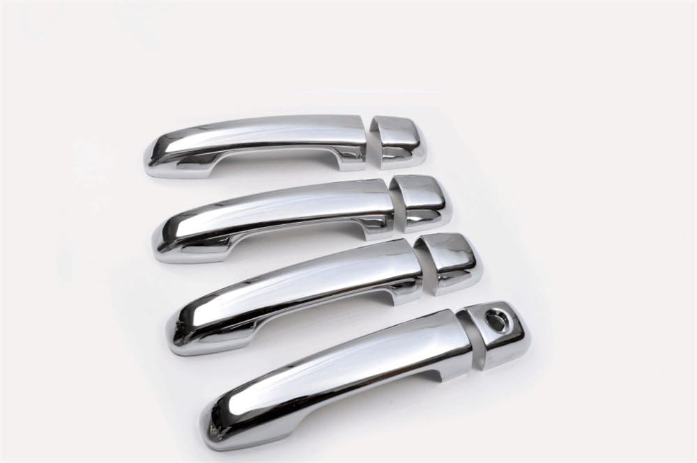 Hemeray ABS Glossy Chrome Car Outside Handle Cover Trim for Toyota Land Cruiser Prado FJ150 2010-2018 8pcs