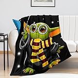 Ultra Soft Blanket Throw Flannel Fleece Blankets Warm Comfortable Bedding for Couch Bed Sofa Living Room Kids Adults 50'X40'