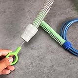 CPAP Tube Cleaning Brush CPAP Mask Cleaner CPAP Hose Cleaning Brush Kit Flexible Tube Brush for Cleaning Hoses Masks (Green) - Image 2