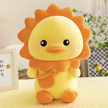 Amazon.co.jp: ぬいぐるみおひさまアヒルぬいぐるみベッドで寝る